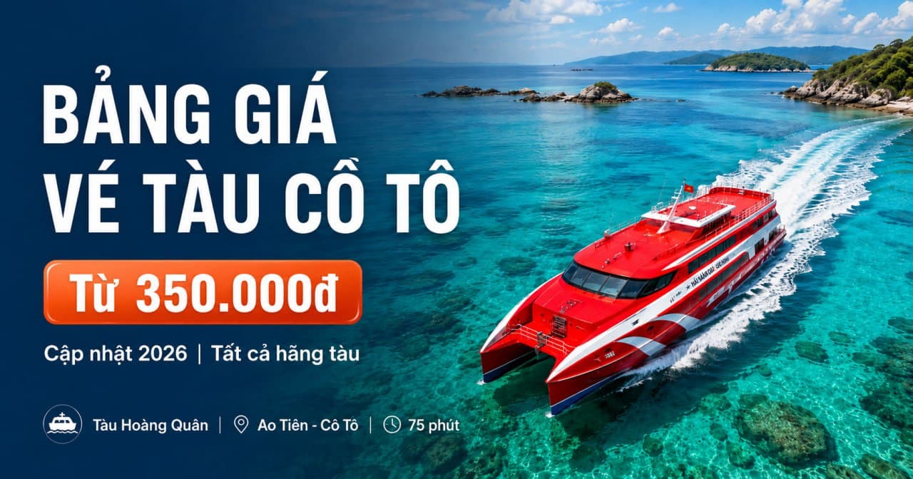 Tuyến tàu Vân Đồn - Cô Tô - Quan Lạn