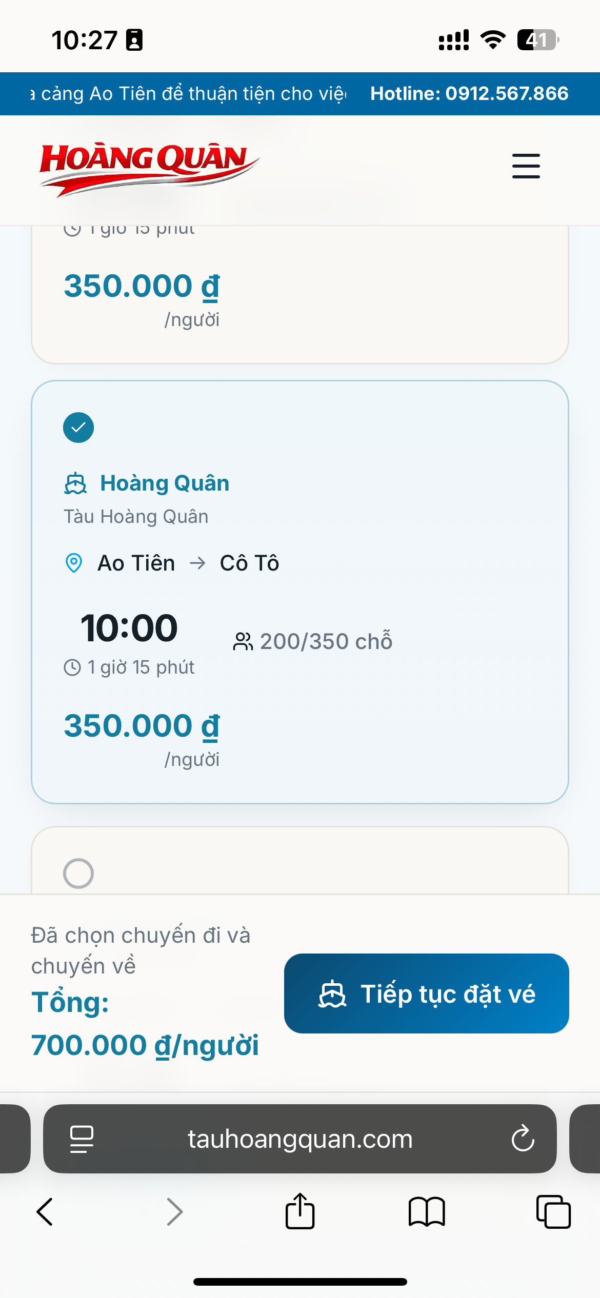 Chọn chuyến tàu phù hợp với hành trình